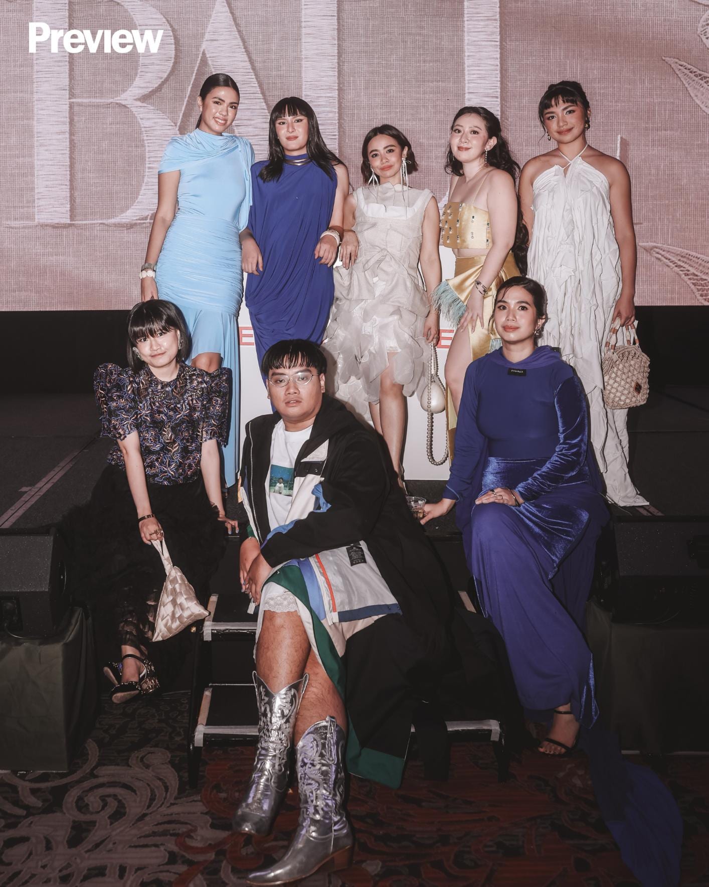 The Preview Team at the Preview Ball 2025. PHOTO: Mark Alvarez